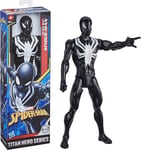 Spider-Man Titan Hero Series 12-Inch Marvel Black Suit SpiderMan Action Figure