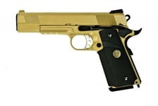 WE Airsoft 1911 M.E.U. Tan GBB Pistol With Rail