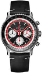 Breitling AB01211B1B1X2 Navitimer 1 B01 Chronograph 43 Svart/Läder Ø43 mm