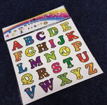 Kids alphabet magnetic learning letters, fridge magnets. Clearance Price!