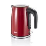 Electric Kettle Cordless Jug 1.7L Overheat Protection Red Cord Storage 2200W