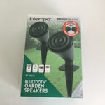 INTEMPO Bluetooth Garden Wireless Speakers Adjustable Outdoor Music Twin Pack