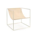 Valerie Objects - Solo seat white/leather - Matstolar - Muller Van Severen - Vit - Metall/Textilmaterial