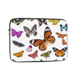 Laptop Case,10-17 Inch Laptop Sleeve Case Protective Bag,Notebook Carrying Case Handbag for MacBook Pro Dell Lenovo HP Asus Acer Samsung Sony Chromebook Computer,Butterflies 15 inch