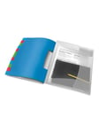 Esselte Vivida - classification folder - 12 parts - tabbed - white translucent