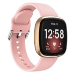 Fitbit Versa 3 klockarmband i silikon - Rosa