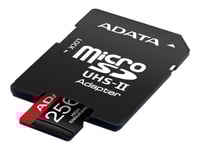 Adata High Endurance - Flash-Minneskort (Microsdxc Till Sd-Adapter Inkluderad) - 256 Gb - A2 / Video Class V30 / Uhs-I U3 / Class10 - Mikrosdxc Uhs-I
