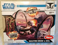 STAR WARS THE CLONE WARS HAILFIRE DROID + GENERAL GRIEVOUS TOYS R US EXCLUSIVE