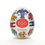TENGA Easy Beat Egg Keith Haring Dance engångsäggformad onani (P1)
