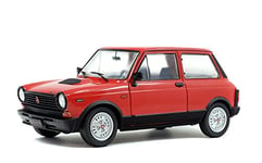 SOLIDO- Autobianchi A112 MK.5 Aucun Voiture Miniature de Collection, 421185610, Rouge, 1/18ème