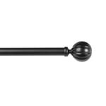 kirsch gardinstangsett charm Ø22 sett svart 210-380cm