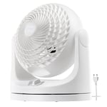 Woozoo, Ventilateur de bureau silencieux, puissant & portable, 23m², Portée 15m, Oscillation, Inclinaison verticale, Chambre - Woozoo PCF-MKM18 - Blanc