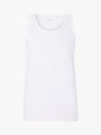 BOSS Embroidered Logo Cotton Vest, Pack of 3, White