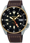 Seiko Klockarmband SSK036K1 / 4R34-00A0 5 Sports L0PT011J0 Läder Brun 22mm