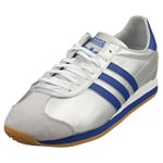 adidas Country Og Mens Silver Blue Fashion Trainers - 8 UK