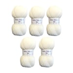 5 x 100g Baby Dream DK Baby Wool (5 x 100g Cream)