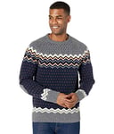 Fjallraven Men's Övik Knit Sweater M Sweatshirt, Blue, S UK