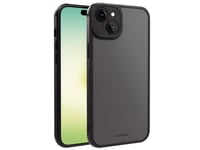 Vivanco Frosted, Omslag, Apple, Iphone 15 Plus, 17 Cm (6.7"), Svart, Transparent