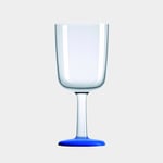 Palm Vinglas i plast Verre à Vin Bleu Marine, non-slip, transparent/blå, 30 cl