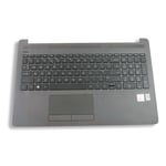 UK Black keyboard & palmrest (with touchpad) assembly for HP Notebook 250 (G7)