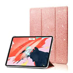 FANSONG iPad Pro 3rd Generation 12.9 2018 Case Glitter Crystal Teens Accessories Cute iPad 3rd Gen Cover Leather Bling Girly with Stand Auto Sleep/Wake Case for Apple iPad Pro 12.9-inch 2018