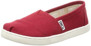 TOMS YOUTH ALPARGATA Red Canvas UK11.5