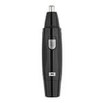Melissa 16670094 Tondeuse à cheveux pour nez, oreilles, sourcils et poils du visage, 3 accessoires, fonctionne à piles, noir
