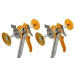 2Pcs Tile Leveling System Leveler Wall Tile Paving Locator Tool Clip Floor8739