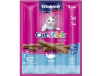 VITAKRAFT Cat Stick Mini - przysmak dla kota smak: losos/pstrag 3szt./18g