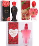 Women's Perfume Guilty Rose, Love Bites Rose, Fragrant Cloud Rose EDP 3 Pack New