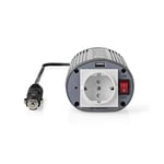 Växelriktare med modifierad sinusvåg | Inspänning: 12 V DC | Enhetens utgångsanslutning: 1 | 230 V AC 50 Hz | 150 W | Toppeffekt