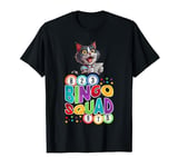 I Love Bingo And Cats Womens Cat Lover Gambling Bingo Squad T-Shirt