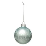 FEERIC Lights and Christmas - Boule DE Noel Verre 70MM ARBRERE Turquoise