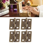 50x Jewelry Box Hinges 0.6x0.9in Metal Zinc Plated Folding Butt Hinges DIY RHS