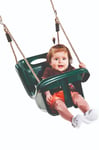 EARLY FUN BABY SWING SEAT WITH SAFETY BELT AND ANTI-TILT AND ANTI-SLIP KNOTS