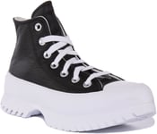 Converse A03704C CtAs Lugged 2.0 Hi Womens Trainer In Black Size UK 3 - 8