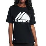 T-Shirt Noir Femme Superdry Mountain 1010607