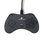 Numskull Official SEGA Saturn Controller Wireless Charger Pad - 10W Fast Qi Charger for all Qi Wireless devices