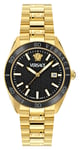 Versace VE8E00624 V-DOME (42mm) Black Dial / Gold-Tone Watch