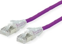 Dtwyler Dtwyler Cat 6A (Klass Ea) S/Ftp Patchkabel, Cu 7702 Flex Lsoh, Amp V2, Lila, 1 M