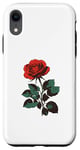 Coque pour iPhone XR Rose rouge