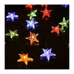 Guirlande Lumineuse Sun Star, Solar Outdoor Fairy Tale Light Solarstar String Light Extérieur étanche (7M 50LED, Multicolor)