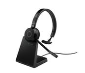 Jabra Evolve 65 TE - Bluetooth, USB-A - trådlöst stereoheadset certifierat för MS Teams | med Workstation
