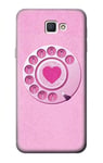 Pink Retro Rotary Phone Case Cover For Samsung Galaxy J5 Prime