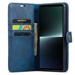 Mobil lommebok DG-Ming 2i1 Sony Xperia 1 V - Blå