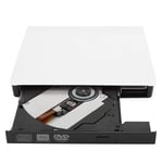 External CD DVD Drive USB 3.0 CD / VCD / DVD Drive Compatible with XP / WIN7 / WIN8 / VISTA / OS X / WIN10(white)