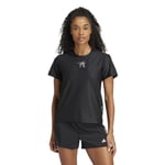 adidas Ultimate UB T-shirt Dam M - Svart, perfekt för löpning och träning, komfortabel passform och hög funktionalitet