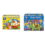 Orchard Toys Match and Spell, Educational Spelling Game For Ages 4+ & Magic Maths Game, Magic Ink Reveals the Answer, Educational Maths Game, Practice Addition and Subtraction