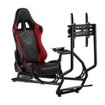 NanoRS RS160 Racing Simulator Stand 3 in 1 Gaming Chair PC Console Gamers Synthetic Leather Cover