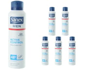Sanex Men Active Control 48h Antiperspirant Spray 200ml / X6